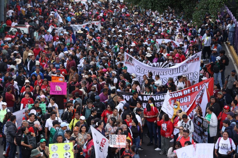 CNTE acusa a Mario Delgado de cancelar reunión y radicaliza protestas