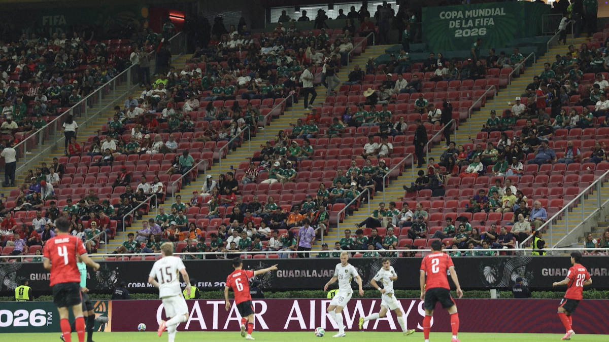 Mundial 2026 enciende pólémica: boletos caros dejan estadio semivacío en Guadalajara
