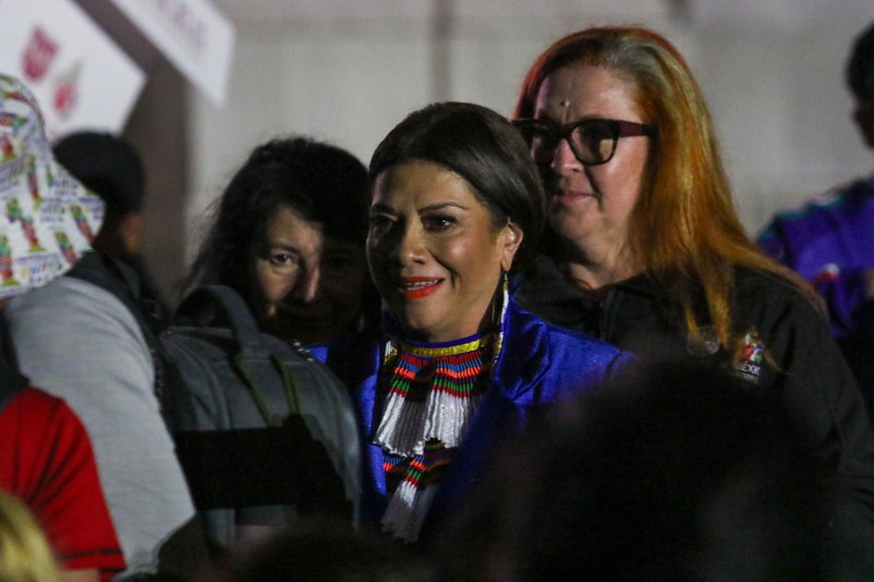 Clara Brugada reordena la seguridad en el Zócalo y asiste a Tlalpan para el partido de México