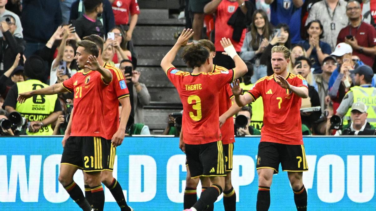 Bélgica vence 5-1 a Nueva Zelanda y avanza a 16avos como primero del Grupo G