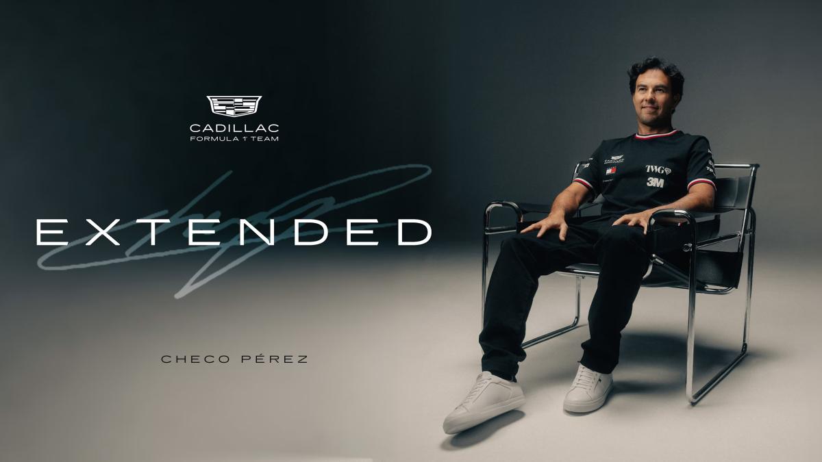 Checo Pérez renueva con Cadillac hasta 2029