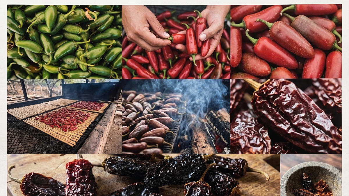 Del jalapeño al chipotle: la metamorfosis de un chile mexicano