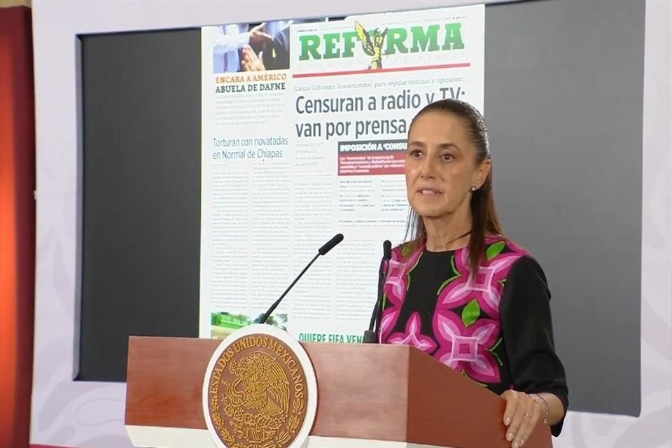 Sheinbaum asegura que lineamientos de ley de telecomunicaciones no buscan censurar