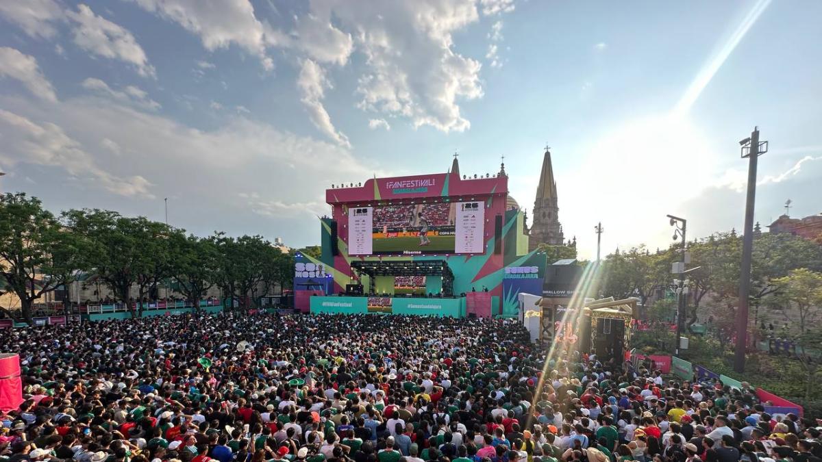 Guadalajara supera el millón de asistentes en celebraciones del Mundial de fútbol