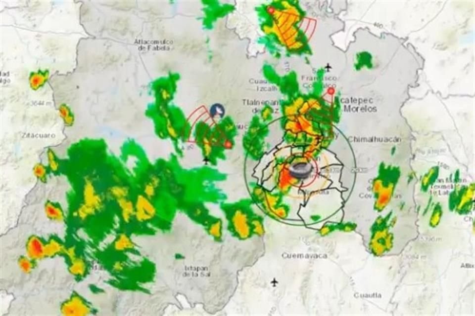 Tormentas eléctricas y lluvias intensas azotan la Ciudad de México