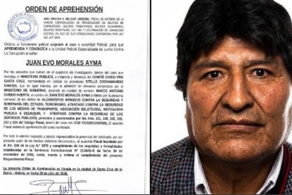 Fiscalía boliviana ordena captura de Evo Morales por bloqueos carreteras
