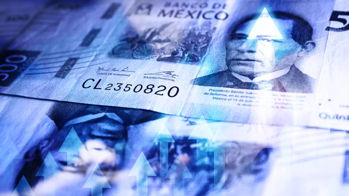 Peso mexicano avanza levemente frente al dólar y cierra semana positiva