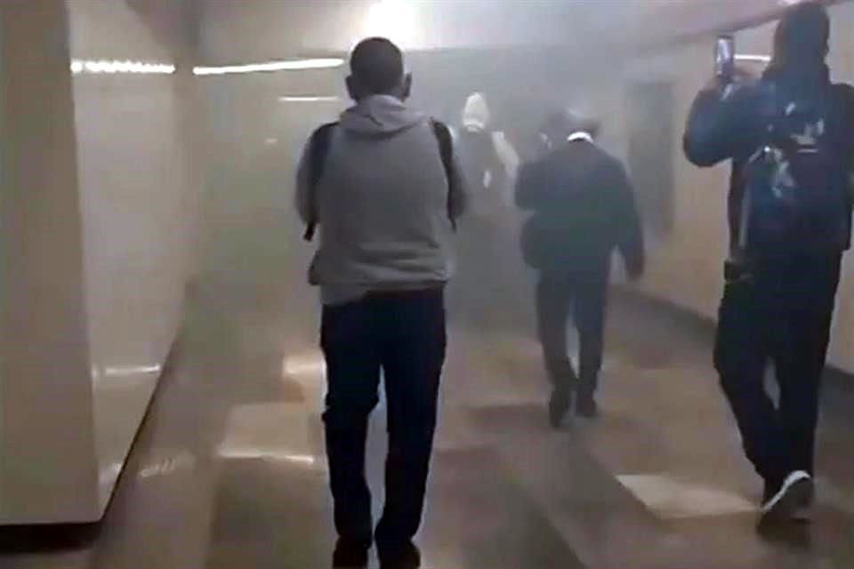 Humo detectado en estación Gómez Farías de la Línea 1 del Metro