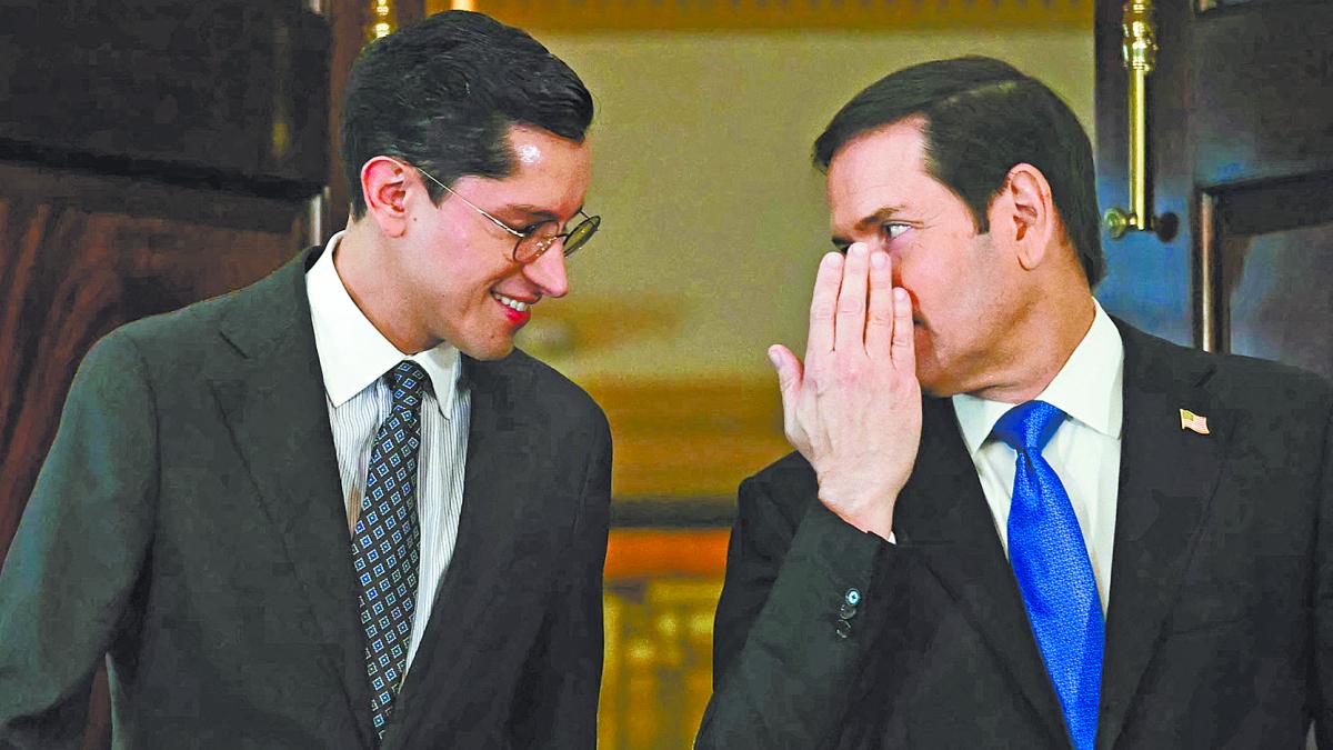 Rubio y Velasco abordan agenda de seguridad en Washington