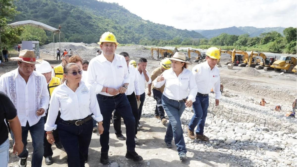 Talud de seguridad protege a familias de Pantepec
