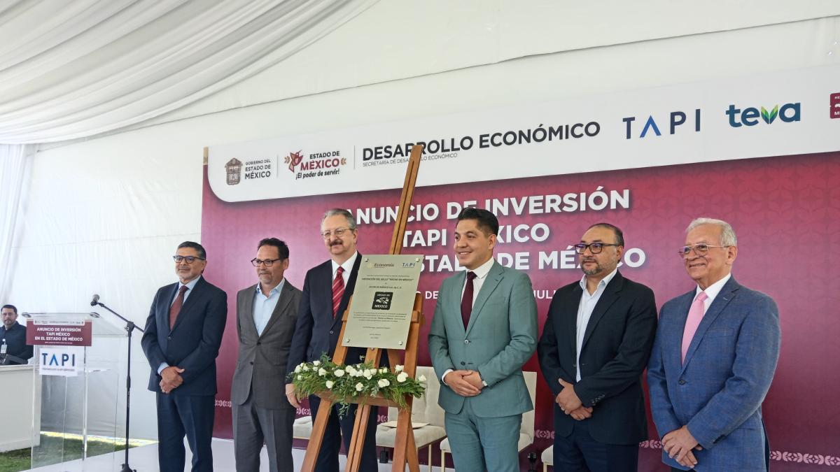 TAPI México destina 140 millones de pesos para fortalecer producción de medicamentos oncológicos en Lerma