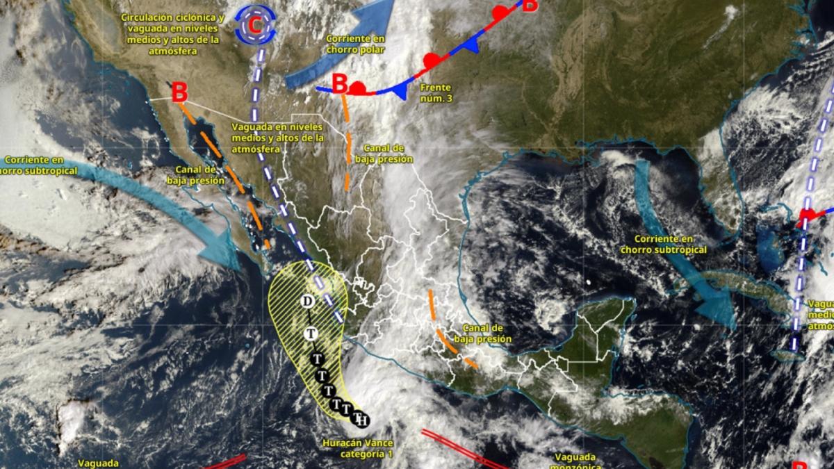 Vance deja lluvias muy fuertes en Nayarit y Jalisco; se esperan chubascos en 17 estados