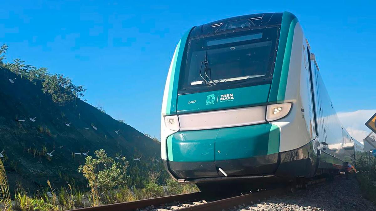 Tren Maya registra incidente en vía entre Cancún y Palenque sin heridos